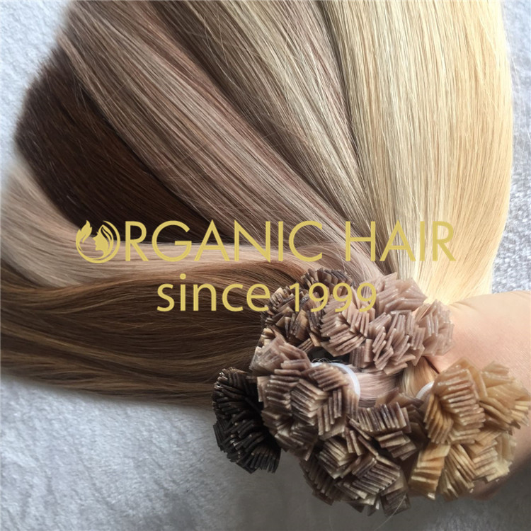  Flat-Tip Hair Extensions-Oganic Hair H166